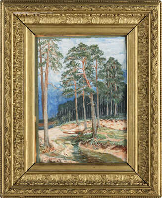 Неизвестный художник. Копия с картины С.Ф. Фёдорова «Сосны у реки»